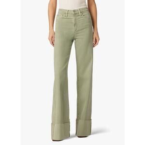 J Brand Mia High Rise Wide Leg Green jeans 29 X 32